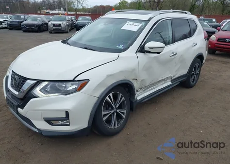 2019 Nissan Rogue Sv из США, поврежденный, VIN JN8AT2MV4KW380395